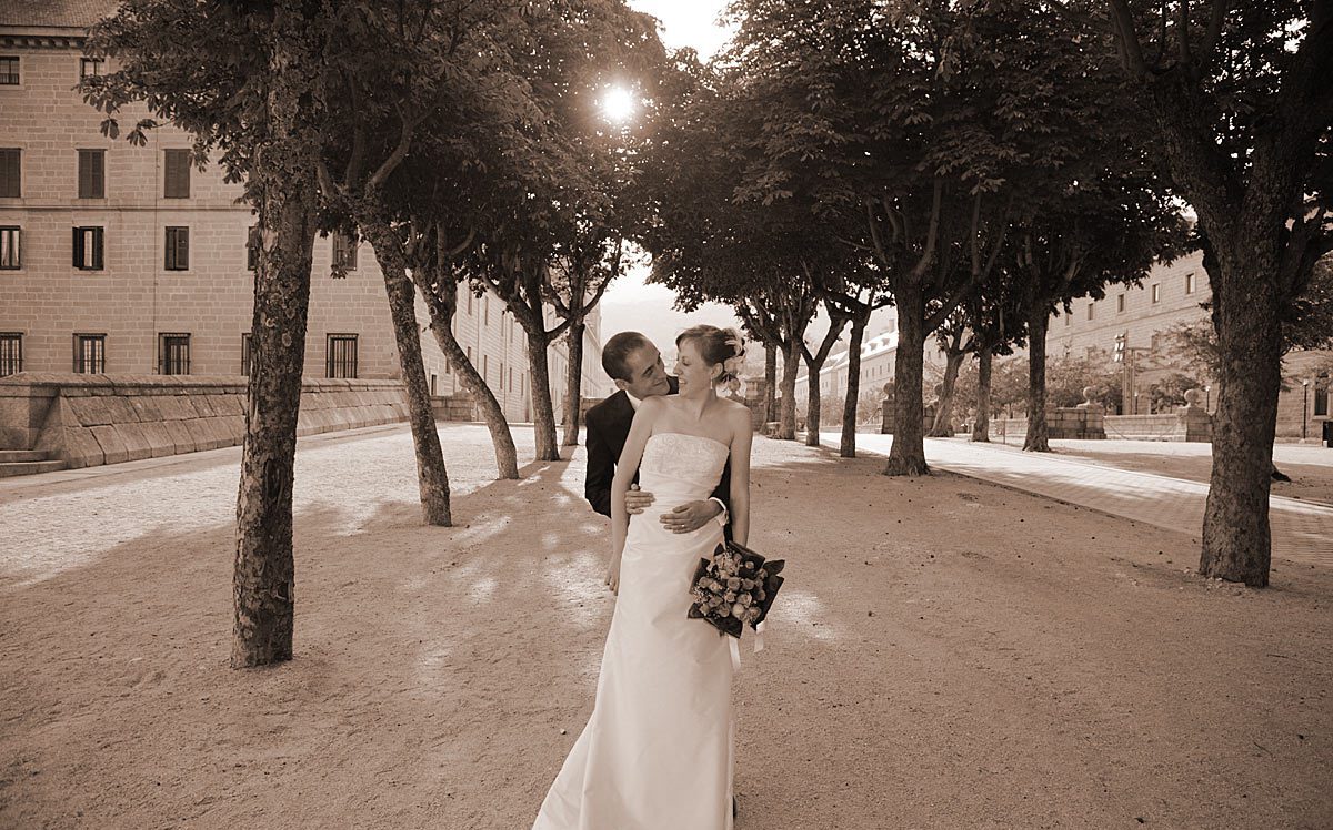 Hochzeitsfotografie im romantischen Park